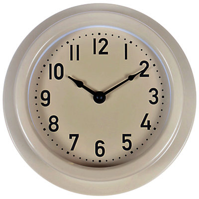 Garden Trading Small Outdoor Clock, Clay